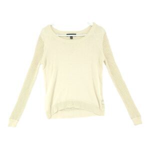 Rock and Republic Extra Small  Crochet Sleeves and Back Sweat Shirt